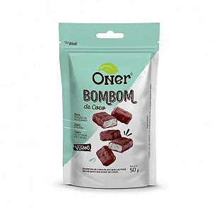 Bombom de Coco Zero Açúcar Vegano Oner 50g