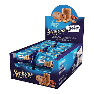 Paçoca Zero Açúcar Cookies Da Senhora - Caixa 24 unidades