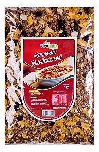Granola 1kg Tradicional - Vivamais Alimentos