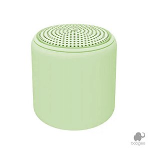 Mini Caixa de Som Bluetooth InPods LittleFUN Portátil USB  Verde Claro