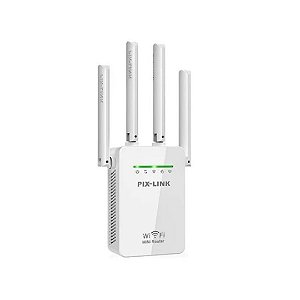 Wi-fii 4 Antenas Amplificador Sinal 2800m Roteador