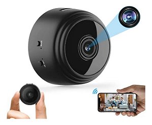 Mini Câmera Espiã A9 Wifi Com Sensor E Visão Noturna