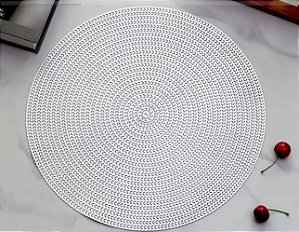 Suplat Redondo Prata Impermeável kit c/6 peças