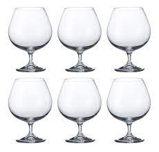 Jogo 6 Taças Conhaque 690ml Bohemia Crystal
