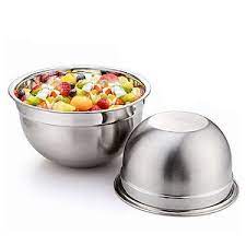 Tigela Mixing Bowl Inox Escovado 28 Cm 4 Litros