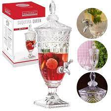 Suqueira/Dispenser Bebidas 1,8 Litros Hauskraft Vidro