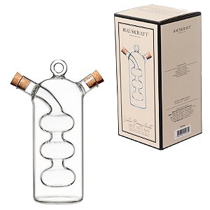 Galheteiro De Vidro Borossilicato Para Azeite E Vinagre 2x1