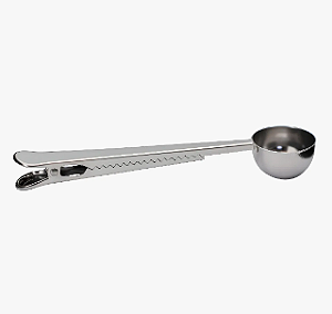 Colher Medidora Com Prendedor Inox 17 cm