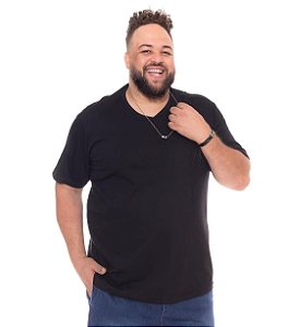 Camiseta Masculina Básica Preta Plus Size XP Ao G5 501