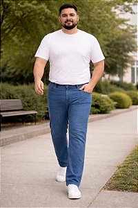 Calça Masculina Jeans Stretch Clear Basica Moderna do 50 ao 80 2297