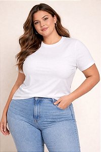 Camiseta Básica Feminina Pequenos Defeitos Plus Size XP ao G5