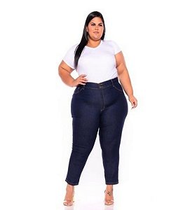 Kit 2 Calças Capri Jeans Feminina Plus Size 44