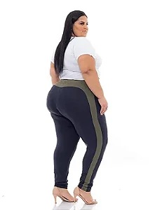 Calça Legging  FITNESS  Com detalhes em cores variadas  3295