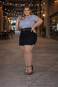 Cinto Feminino Plus Size 3cm 150 cm Preto