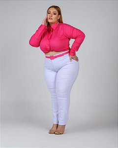 Cinto Feminino Plus Size 3cm 150 cm Pink