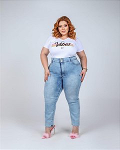 Calça Jeans Skiny Feminina Lavagem Clara Sky 44 ao 70 3437
