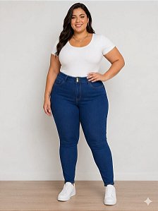 Calça Jeans Skinny Stretch Feminina Do 44 ao 70 3474