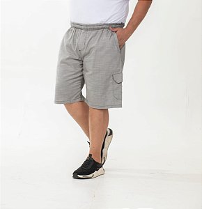 Bermuda Algodão Masculina c/ Elástico e Cordão Cores Variadas Pequenos Defeitos