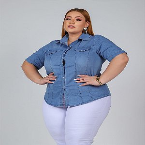 Camisa Jeans Feminina  Clear  XP ao G5 3356