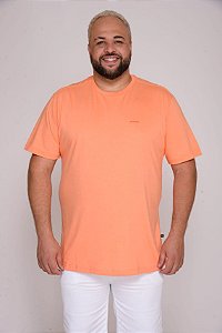Camiseta Masculina Básica Laranja Plus Size XP Ao G5