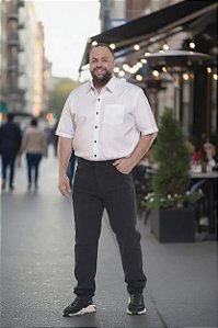 Calça Jeans Masculina Preta Plus Size  50 ao 80 1456