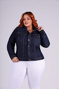 Jaqueta Jeans Feminina Plus Size Pequenos  Defeitos XP ao G6