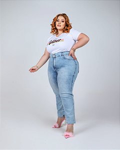 Calça Jeans Feminina Pequenos Defeitos Plus Size 44 ao 70