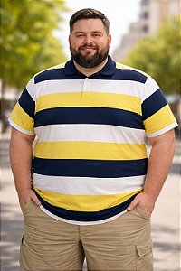 Camiseta Polo Masculina Plus Size Pequenos Defeitos Xp ao G5!