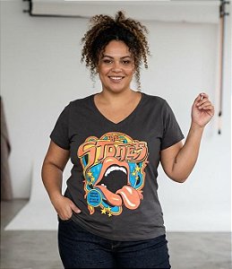 T-Shirt Feminina Estampada Grafite Xp ao G5