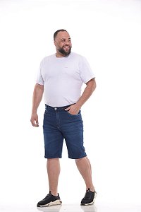 Bermuda Masculina Jeans/Sarja Plus Size Pequenos Defeitos 50 ao 80