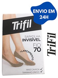 Meia Sapatilha Invisível Fio 70 Trifil W06136