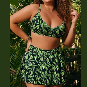Biquíni com Saia Plus Size
