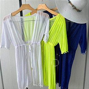 Saída de Praia Pompom | Chemise Praia