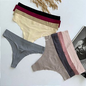 Calcinha sem Costura Fio 3 cm  -  Calcinha  Invisível