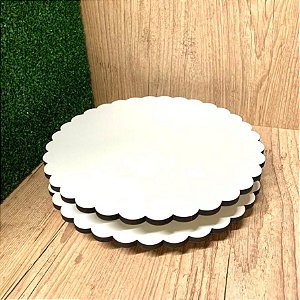 Bailarina Compacta em MDF 25cm Branco