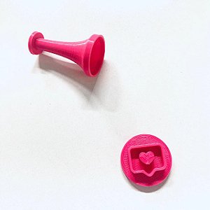 Marcador para Doces/Brigadeiros Tema Notificação Amei