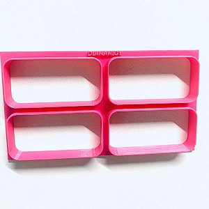 Cortador Alta Produção - Retangular 6x3cm 4 cavidades