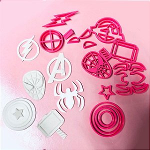 Kit Cortador Super Heróis