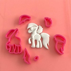 Cortador/Marcador My Little Pony - Rainbow Dash - Para Pasta