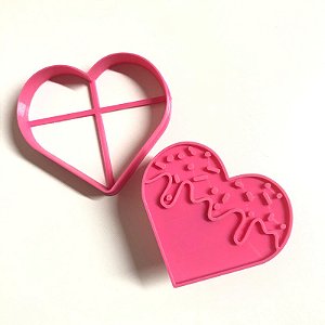 Cortador e Marcador Coração Doce