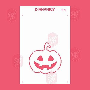 Estêncil Diananicy Nº 44 - Stencil Abóbora
