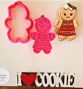Cortador e Marcador Gingerbread Girl - D240070