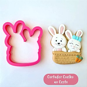 Cortador Coelho no Cesto
