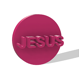 Marcador para Doces/Brigadeiros Tema Jesus