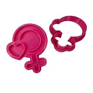 Cortador e Marcador Símbolo Feminino