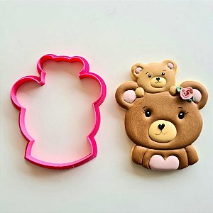 Cortador Mamãe Ursa com Filho
