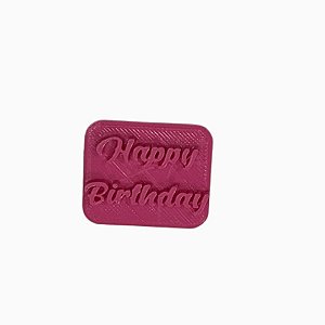 Marcador Placa Happy Birthday