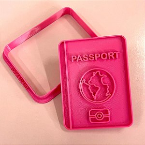 Cortador e Marcador Passaporte Viagem 8cm
