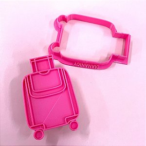 Cortador e Marcador Mala Bagagem Viagem 8cm
