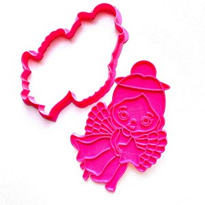 Cortador e Marcador Anjo 12cm - D240169